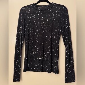 Mesh Long Sleeve Top